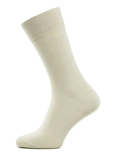CARLO LANZA Carlo Lanza Beige/ Zand katoenen herensokken