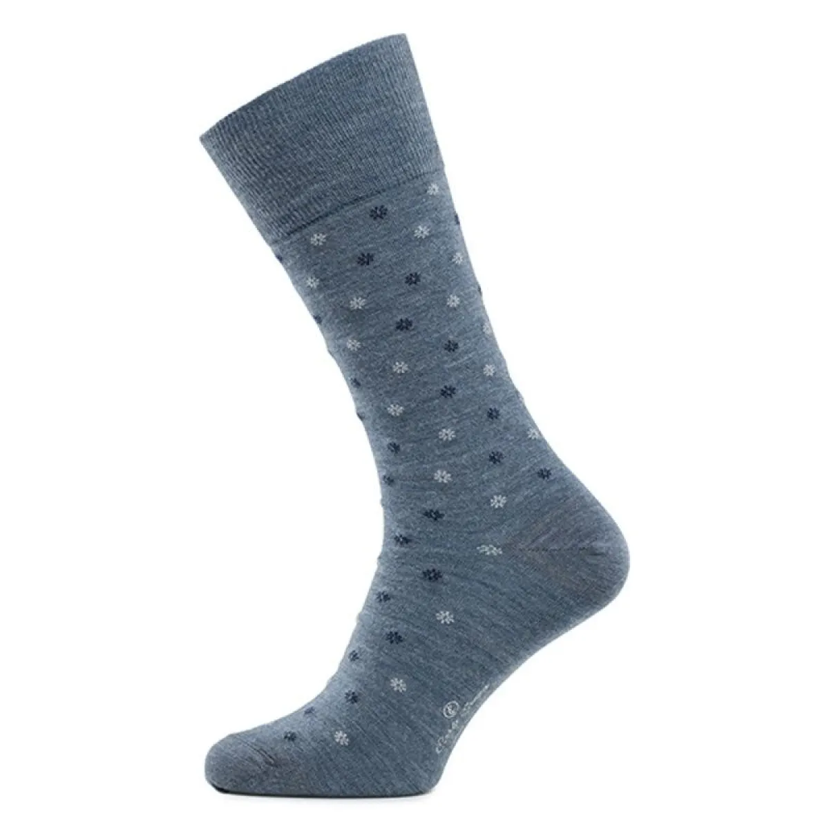 Carlo Lanza Light Blue flower socks Men wool 1 CARLO LANZA Carlo Lanza Light Blue flower socks Men wool