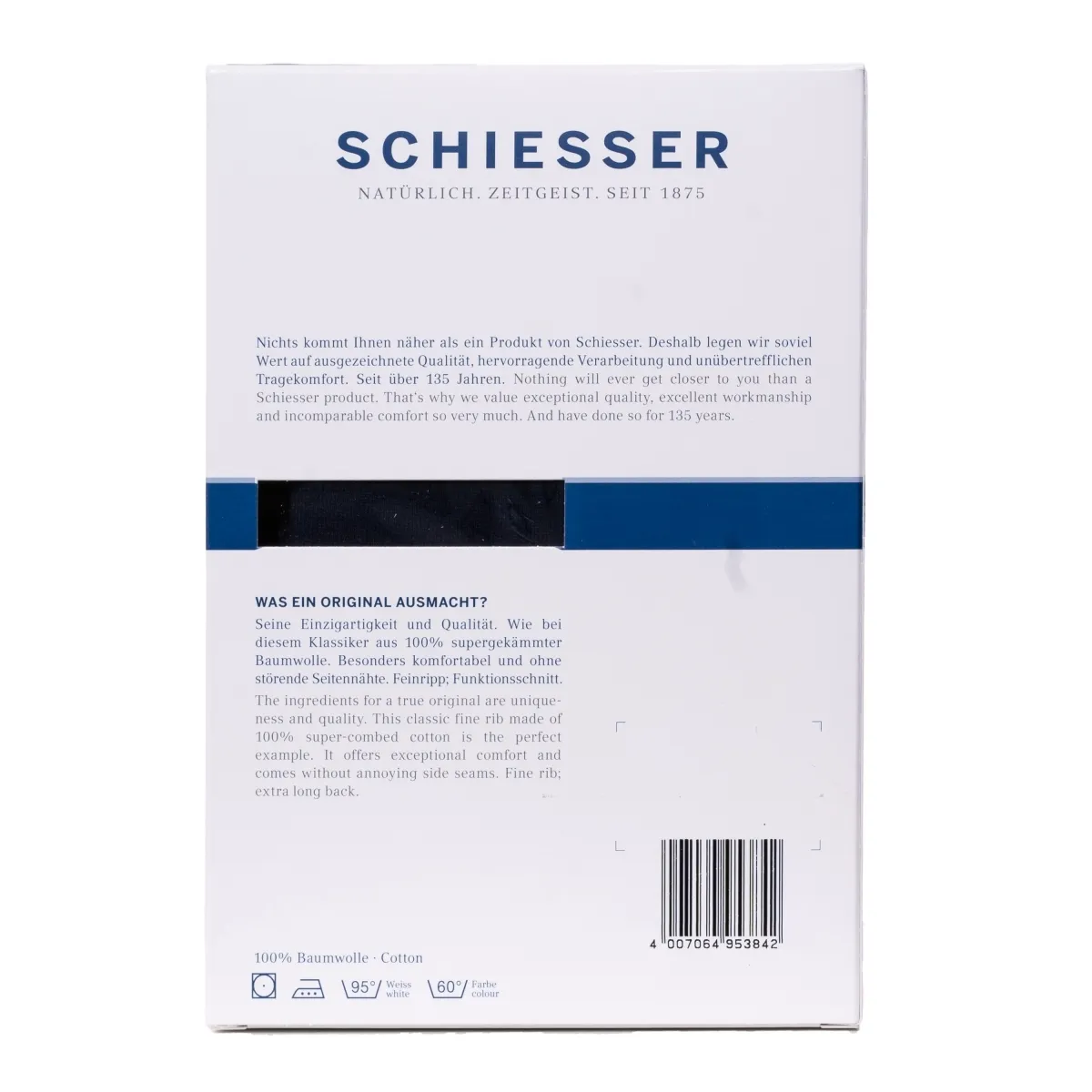 Schiesser Onderhemd Donkerblauw 2 Schiesser Schiesser Onderhemd Donkerblauw