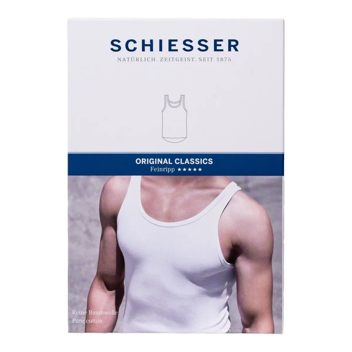 Schiesser Onderhemd Wit 1 Schiesser Schiesser Onderhemd Wit