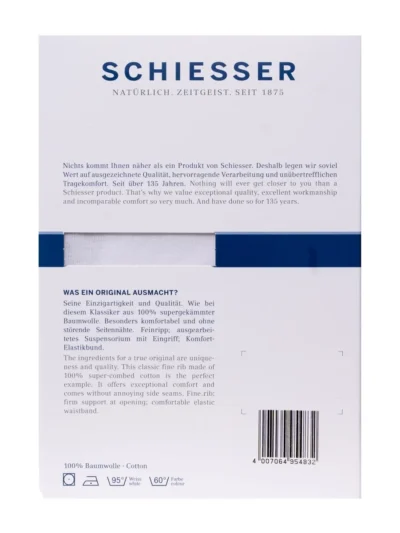Schiesser Schiesser Sportslip Wit