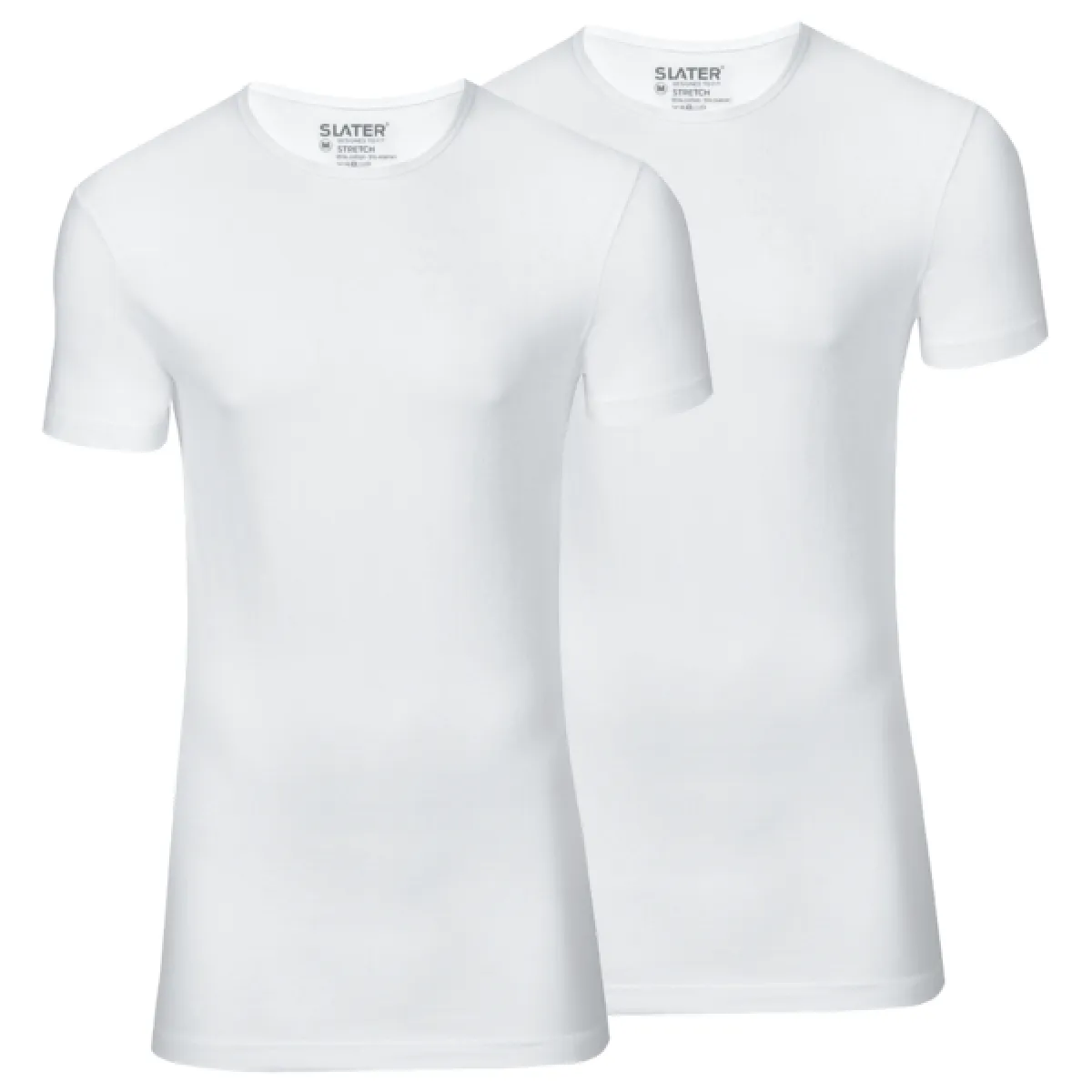 Slater Ronde Hals Wit 1 Slater Slater Ronde Hals Wit