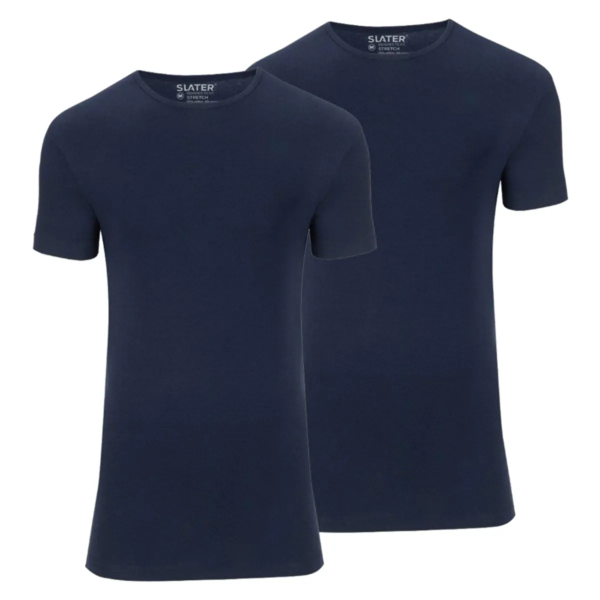 Slater Ronde Hals Donkerblauw 1 Slater Slater Ronde Hals Donkerblauw