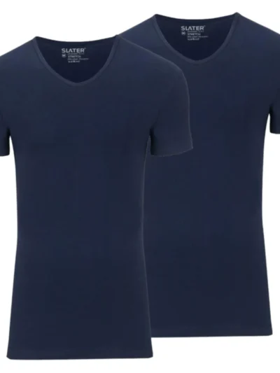 Slater Slater V-Hals Donkerblauw